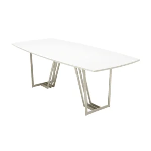 MESA ALBANY RETANGULAR 2.4 COM PÉS EM ALUMINIO