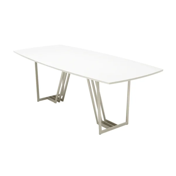 MESA ALBANY RETANGULAR 2.4 COM PÉS EM ALUMINIO