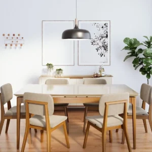 Mesa Wind 1.4 c/ vidro retangular