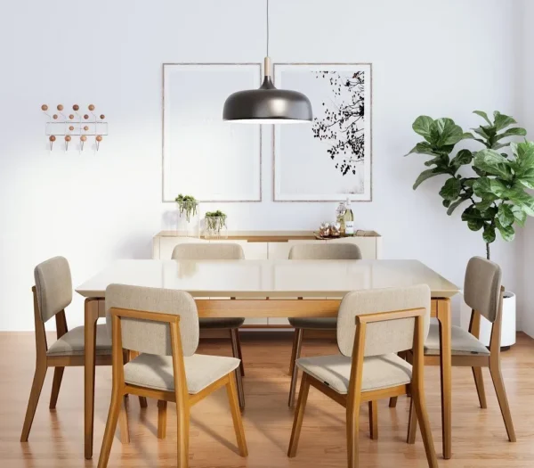 Mesa Wind 1.2 c/ vidro retangular - Imagem 2