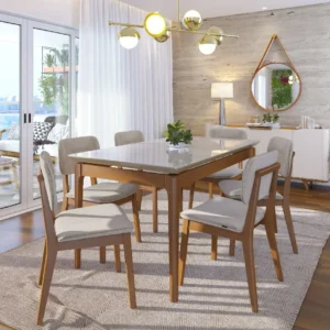 Mesa Wind 1.6 c/ vidro retangular