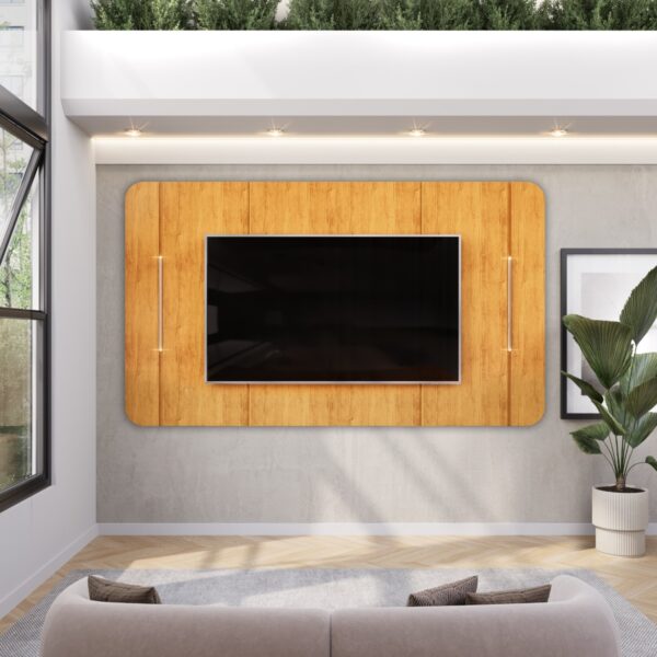 Rack com Painel para TV até 75 Polegadas LED 2 Portas 100MDF Areta - Imagem 9