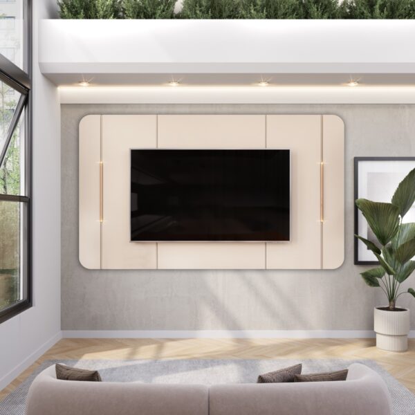 Rack com Painel para TV até 75 Polegadas LED 2 Portas 100MDF Areta - Imagem 8