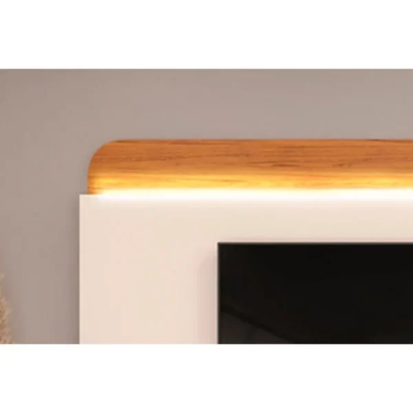Rack Bancada com Painel para Tv até 75 Polegadas Nadine Led e Nichos - Imagem 13