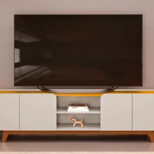 Rack Bancada p/ TV até 75 Polegadas Nadine c/ Nicho