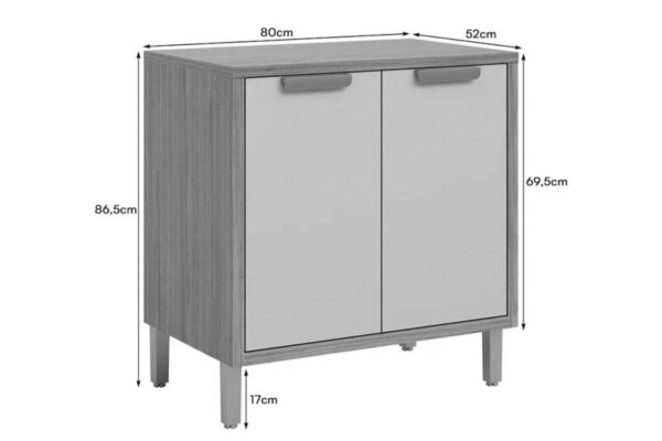 COZINHA MODULADA MG04-ELOISE COM 05 MÓDULOS COM 01 PEÇA RIPADA - Imagem 7