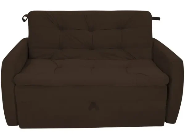 Sofá-cama Casal 2 Lugares Reclinável Veludo Matrix Meg - Imagem 2