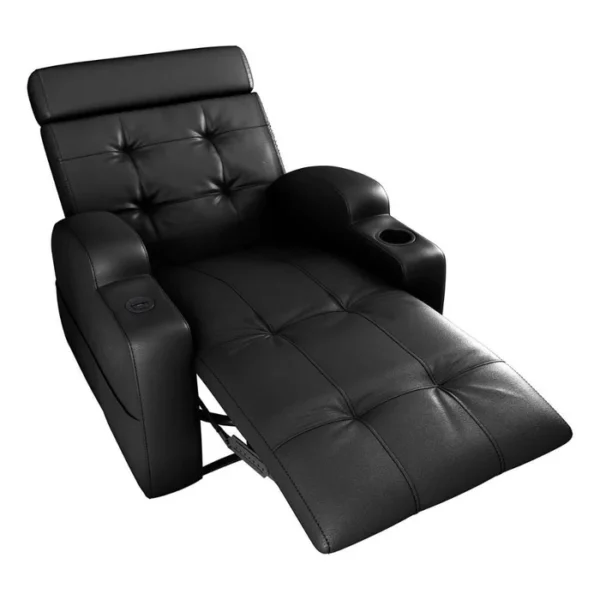 Poltrona material sintético Reclinagem Automatica Cherokee Matrix Com Porta Copo - Imagem 4