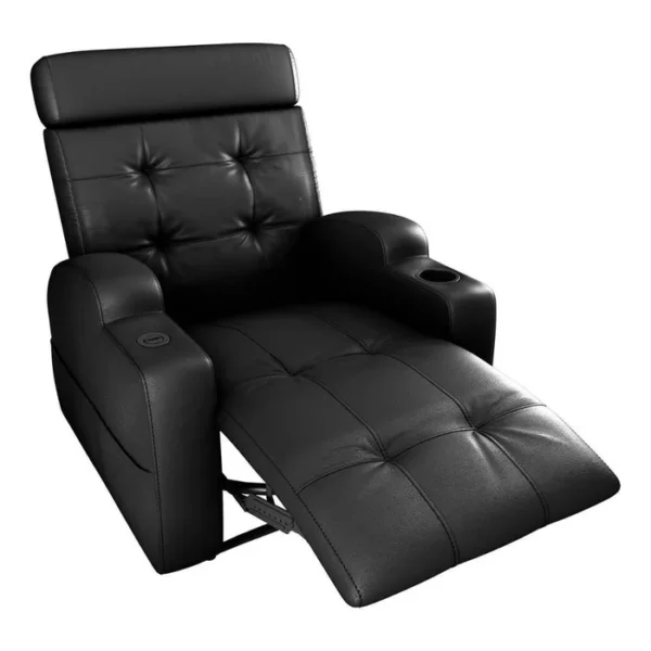 Poltrona material sintético Reclinagem Automatica Cherokee Matrix Com Porta Copo - Imagem 6