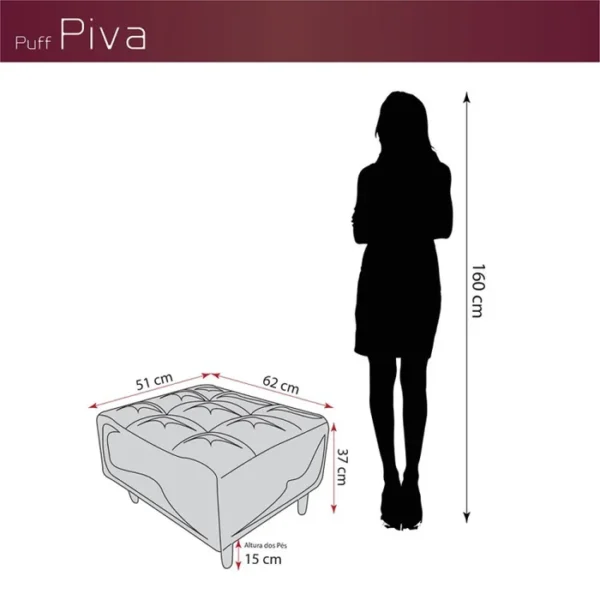 Puff Piva Suede - Imagem 3