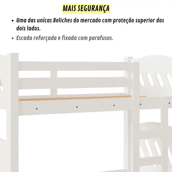 Beliche Pérola Reforçada Vira Duas Camas até 120kg - Imagem 5