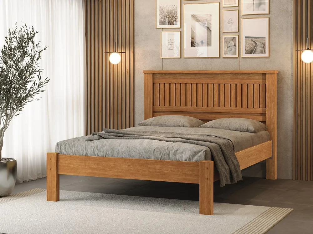 CAMA CASAL MONACO COM CABECEIRA RIPADO REFORCO NO ESTRADO E PES COM PROTETOR DE UMIDADE