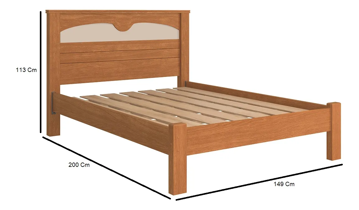 CAMA DE CASAL AMSTERDÃ CABECEIRA COM DETALHES E PES COM PROTEÇÃO CONTRA UMIDADE - Imagem 3