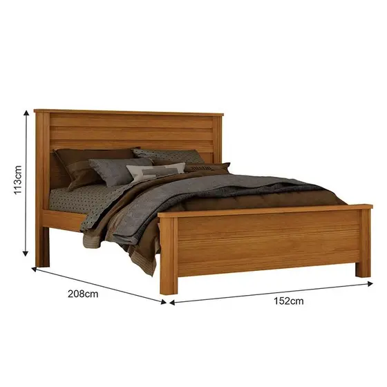 Cama Casal Seul Cinamomo/Branca - Imagem 5