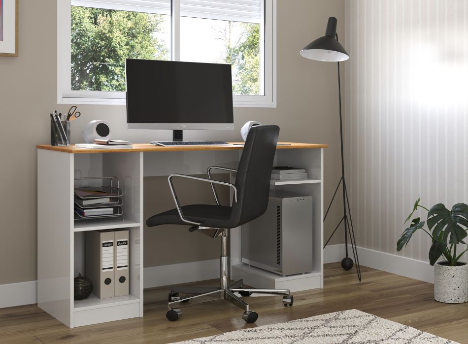 Escrivaninha Mesa Computador 136cm Encanto