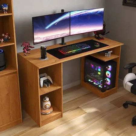 Escrivaninha Mesa Computador 136cm Encanto - Imagem 4