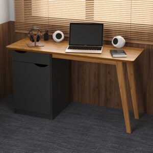 Escrivaninha mesa computador notebook 1 Porta 1 Gaveta Prism