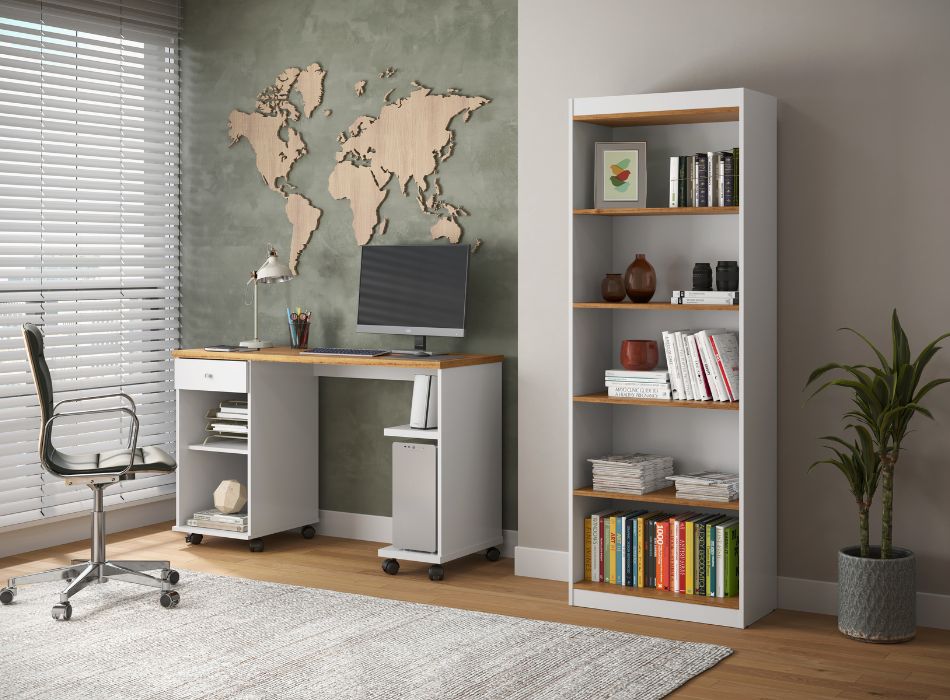 Mesa Para Computador 125cm Gaveta Million - Imagem 6