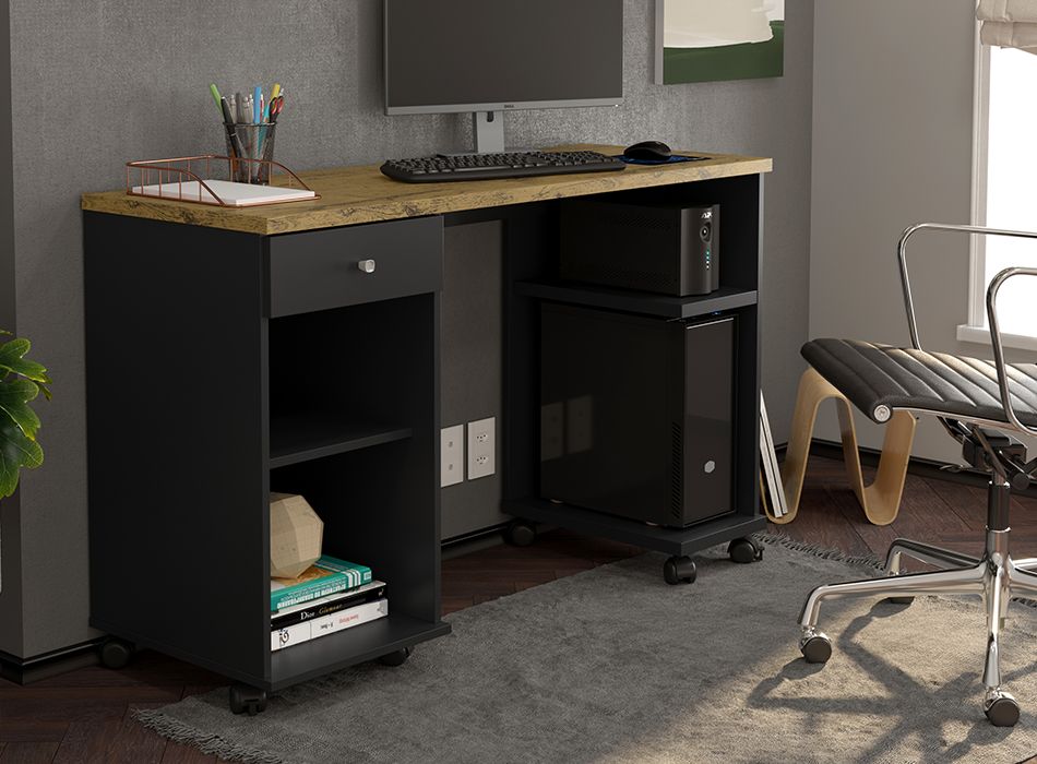 Mesa Para Computador 125cm Gaveta Million - Imagem 8