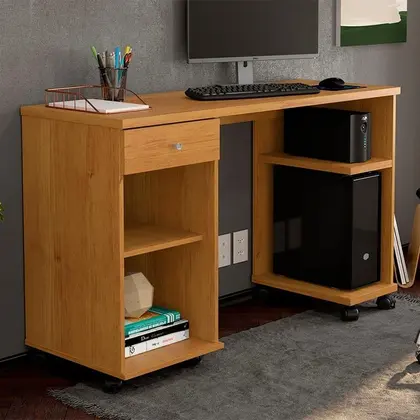 Mesa Para Computador 125cm Gaveta Million - Imagem 5