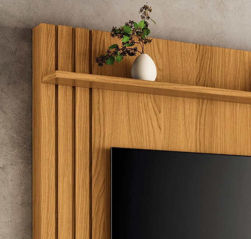 Home Painel Theater Trinus para Sala, Ideal para TV de até 70” com Rodízios - Imagem 4