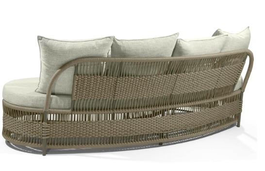 Sofá Orgânico em Corda Náutica e Estofado - ODHARA - Imagem 3