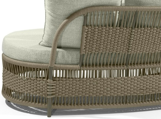 Sofá Orgânico em Corda Náutica e Estofado - ODHARA - Imagem 4