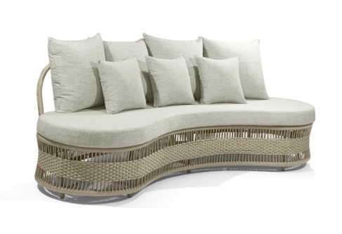 Sofá Orgânico em Corda Náutica e Estofado - ODHARA