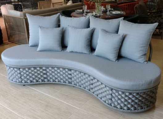 Sofá Orgânico em Tricô DUNA, Náutico e Estofado