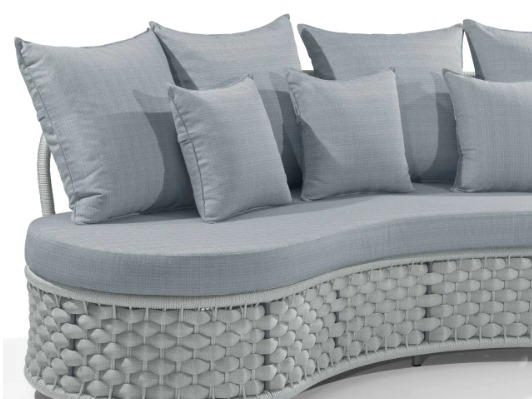 Sofá Orgânico em Tricô DUNA, Náutico e Estofado - Imagem 2