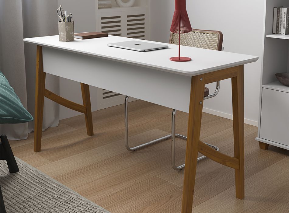 Escrivaninha Taurus Quarto Escritório 1 Gaveta - Imagem 2