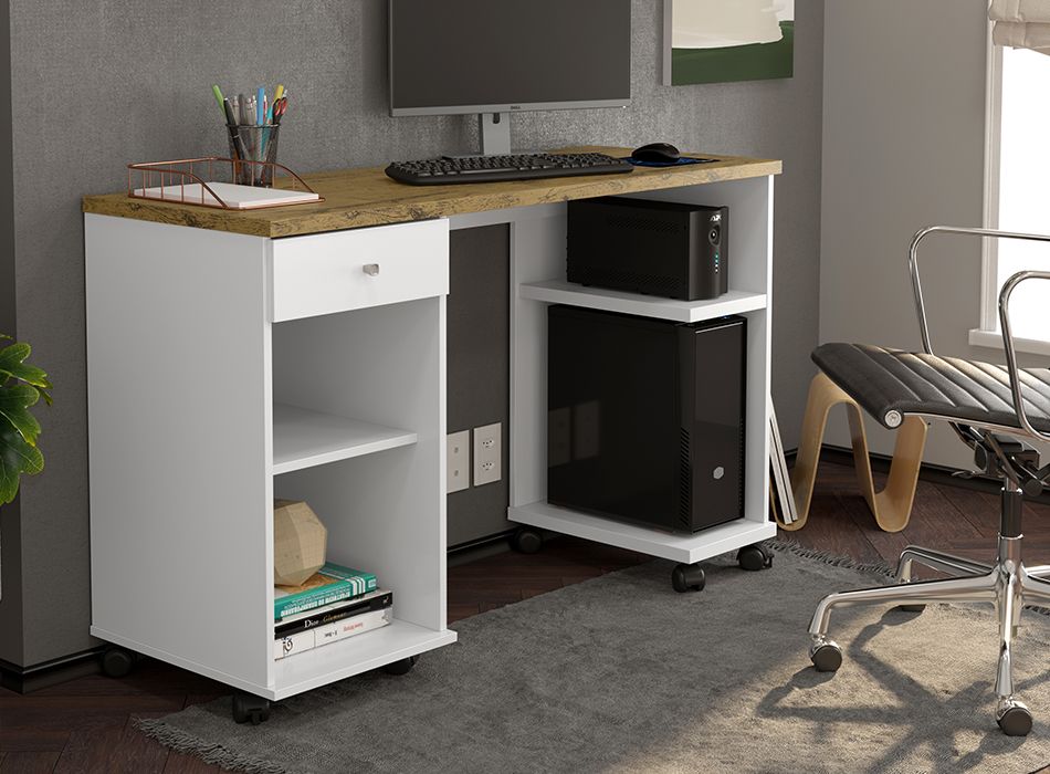 Mesa Para Computador 125cm Gaveta Million - Imagem 6