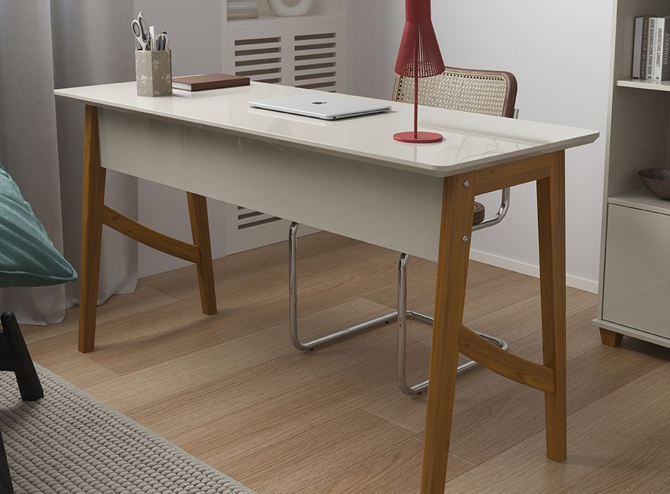 Escrivaninha Taurus Quarto Escritório 1 Gaveta - Imagem 3