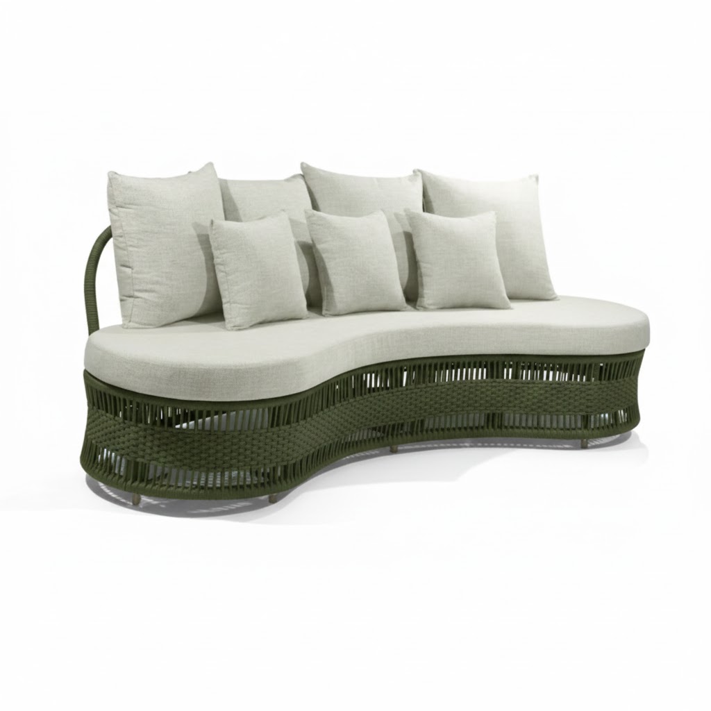 Sofá Orgânico em Corda Náutica e Estofado - ODHARA - Imagem 7