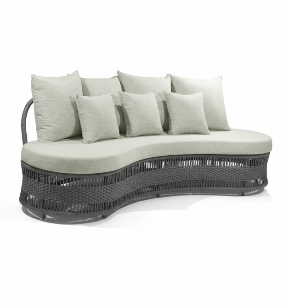 Sofá Orgânico em Corda Náutica e Estofado - ODHARA - Imagem 9