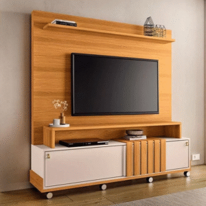 Estante Home 1.80 Theater Ambiente Bold 02 portas 100% MDF
