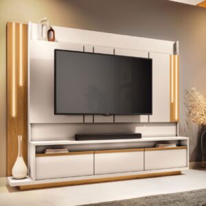 Estante Home Theater Montane 2.17 02 gavetas LED para TVs 100% MDF