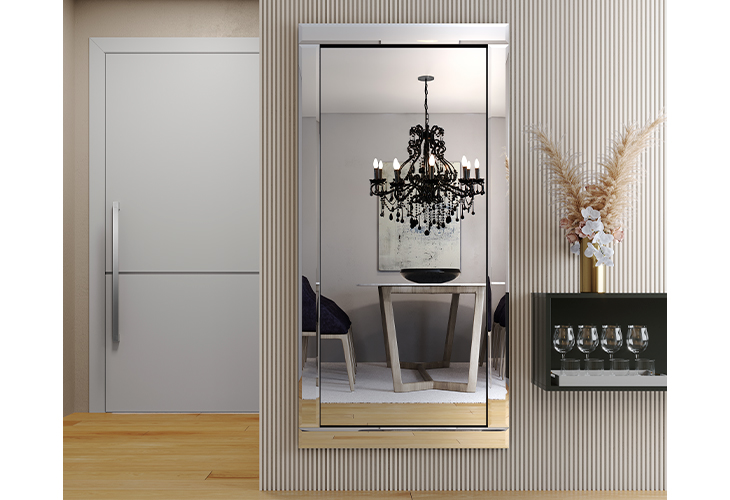 Espelho de Chão Bellatrix 1.85 Alto Padrão Luxo - Imagem 3