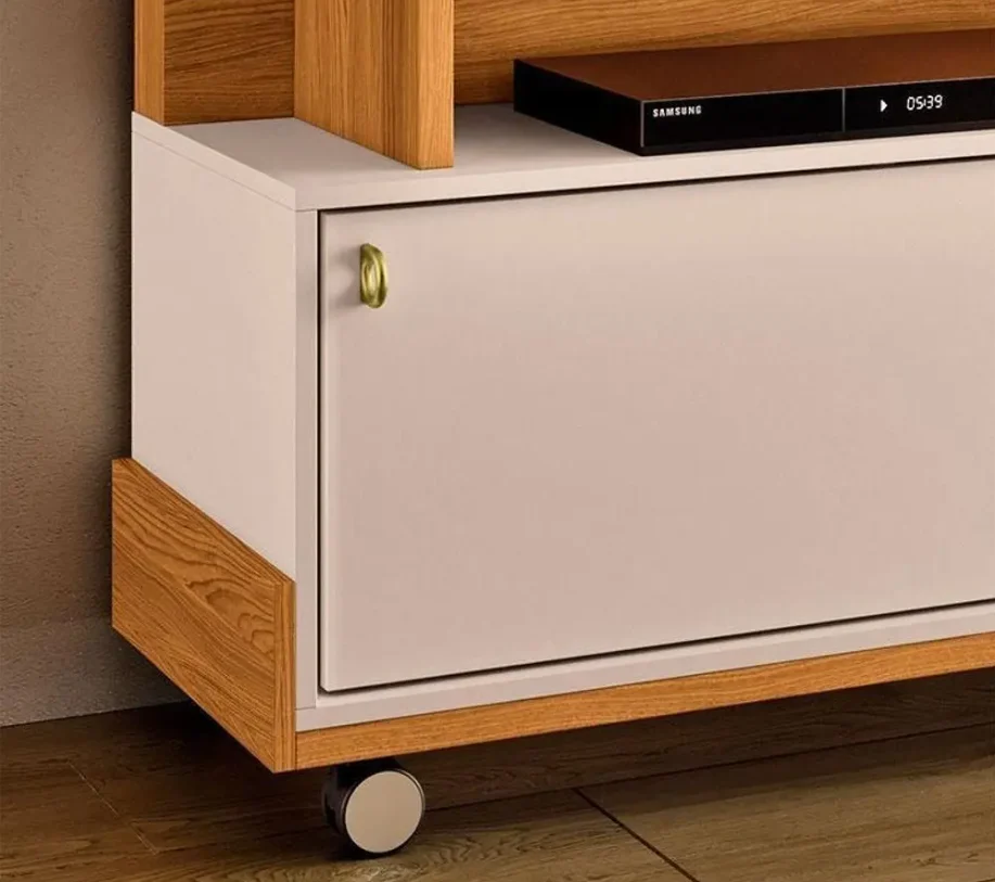 Estante Home 1.80 Theater Ambiente Bold 02 portas 100% MDF - Imagem 3