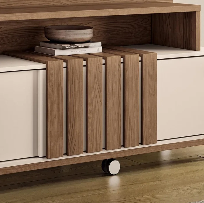 Estante Home 1.80 Theater Ambiente Bold 02 portas 100% MDF - Imagem 8