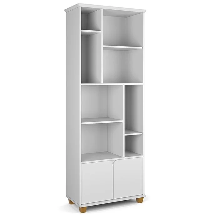 Livreiro Estante Multiuso 2 Portas 8 Nichos Taurus - Imagem 3