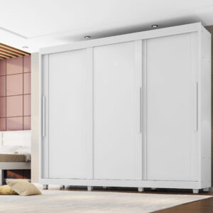 Guarda Roupa Milão 03 portas de correr 05 gavetas 100% MDF