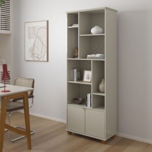 Livreiro Estante Multiuso 2 Portas 8 Nichos Taurus