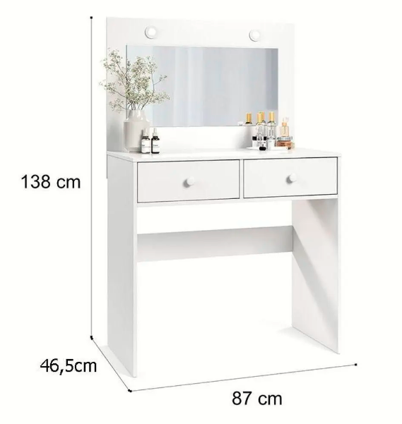 Penteadeira Camarim Maia Freijó Mani Luapa Móveis - Imagem 6