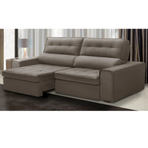 Sofá Retrátil e Reclinável Ravena