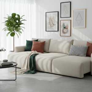 Sofá Santorini 3 Lugares Retrátil Reclinável