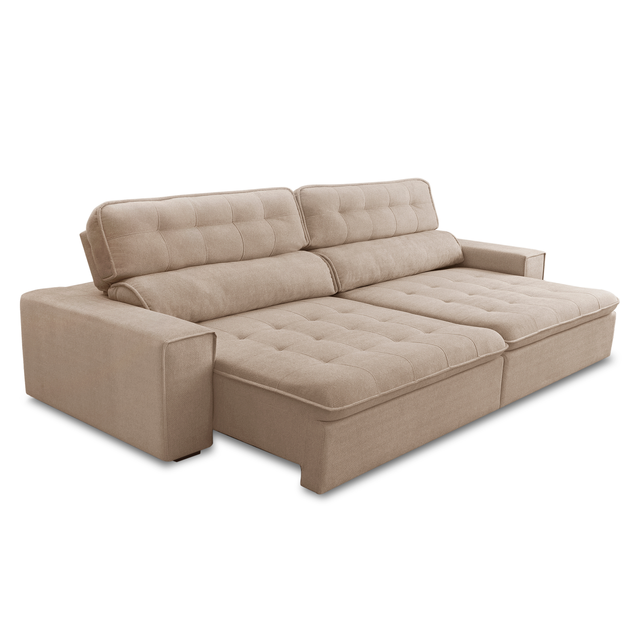 Sofá Altona retrátil reclinável com pés de madeira - Imagem 3