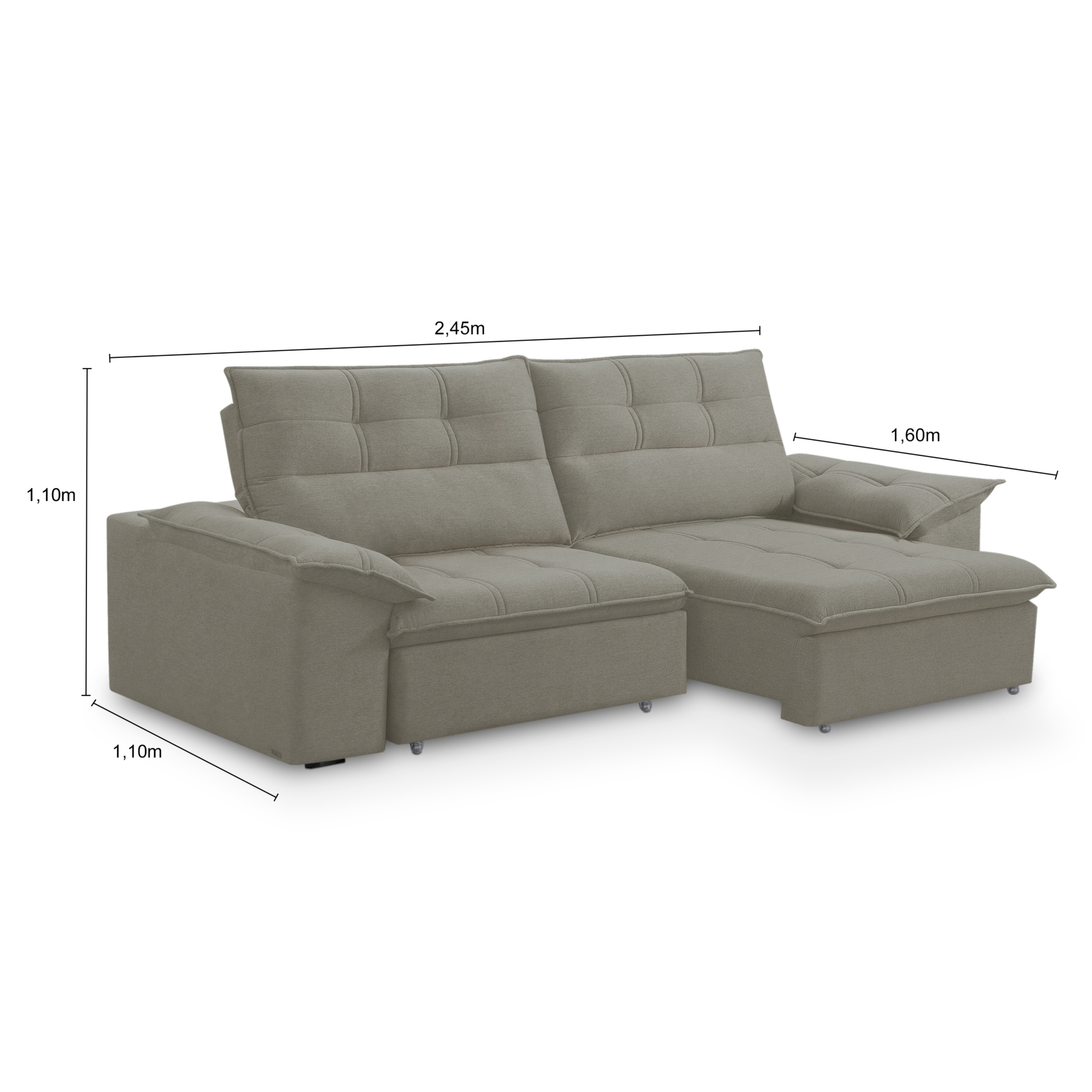 Sofá retrátil reclinável Colmar - Imagem 4