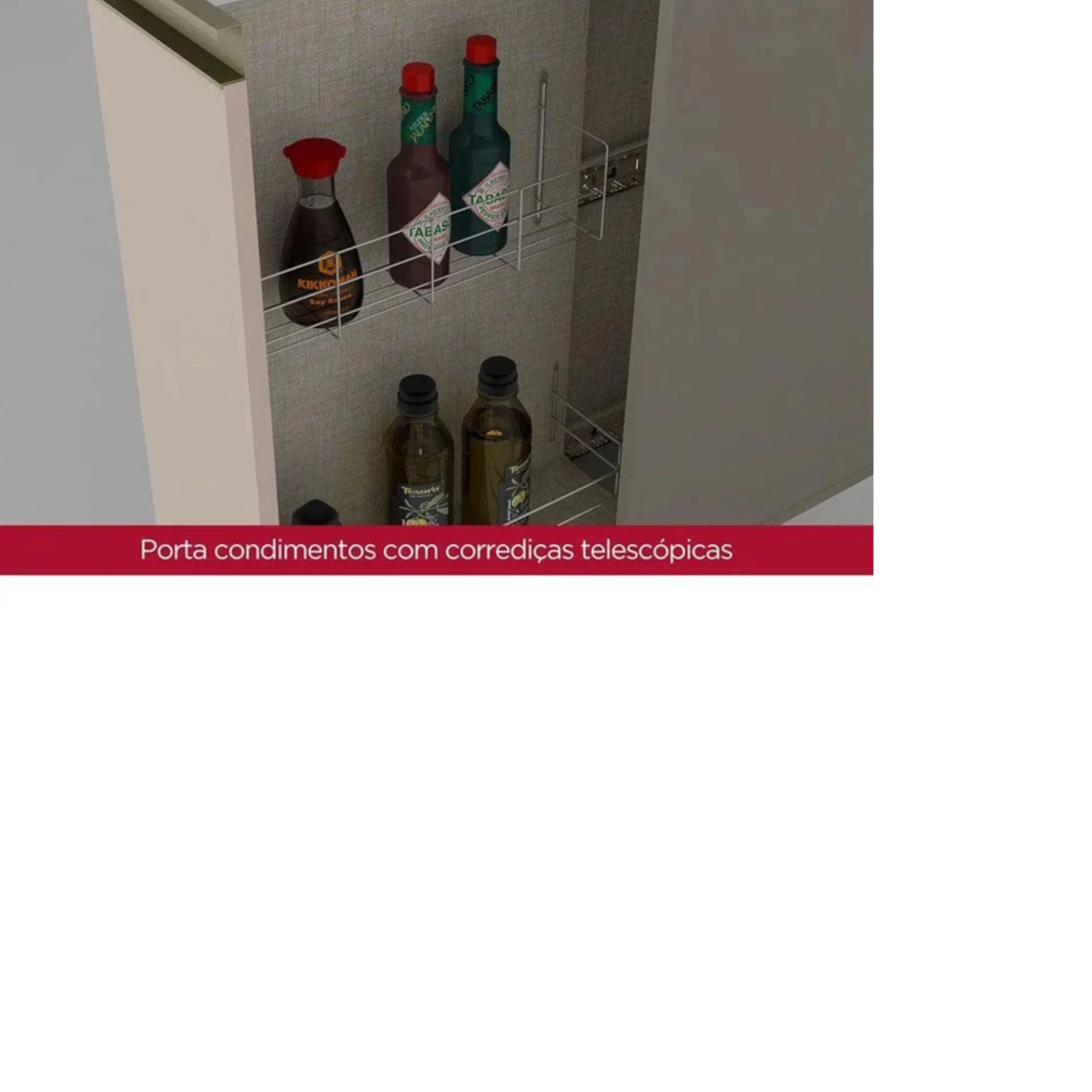 Cozinha completa 14 peças 4 aéreos 4 balcões 2 paneleiros 4 complementos. - Imagem 3