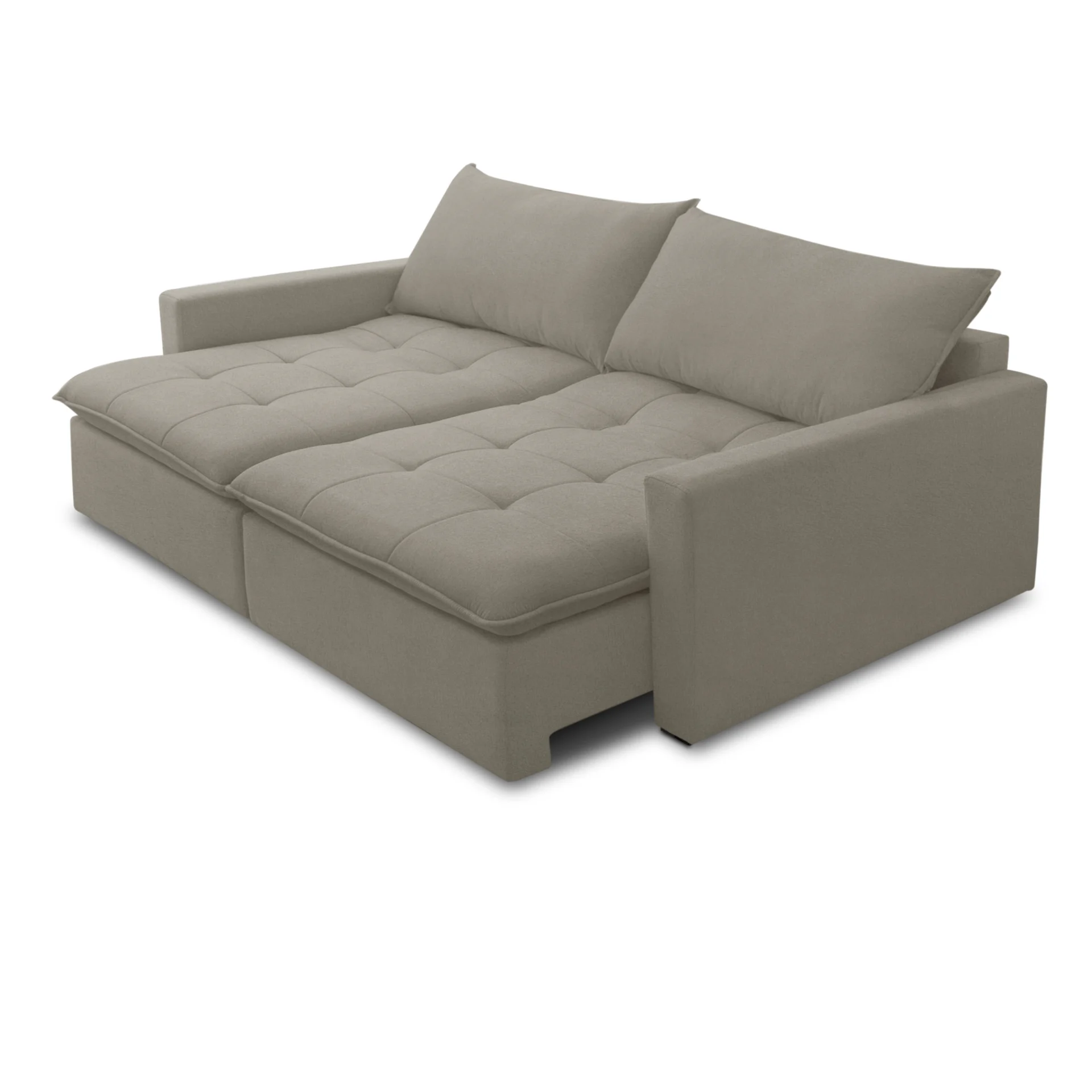 Sofá cama Retrátil reclinável Sem Caixa Capri - Imagem 2